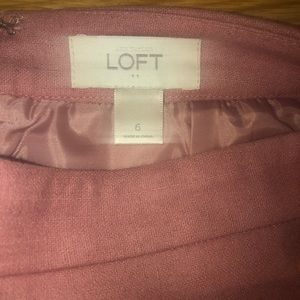 Loft pink skirt size 6